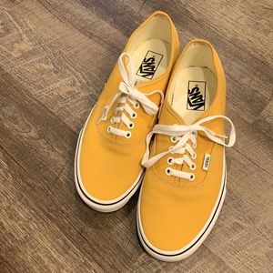 New Fall/Autumn Mustard Yellow Vans